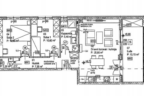 Condo/Apartment Dražice, Jelenje, 77,55m2