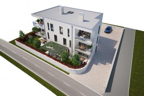 Umag, Zambratija - Moderan stan - Pogled more - Novogradnja