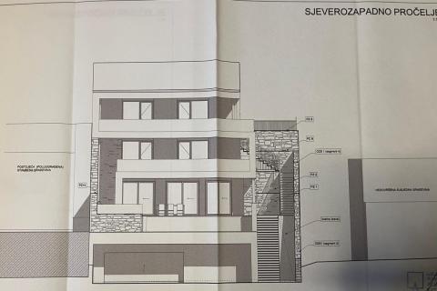 Senj, građevinsko zemlji&scaron;te 471 m2, započeta gradnja, građevinska dozvola, pogled more