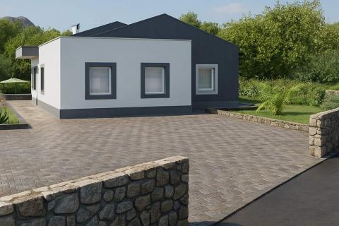 Rijeka, Kastav- teren s projektom za kuću prizemnicu