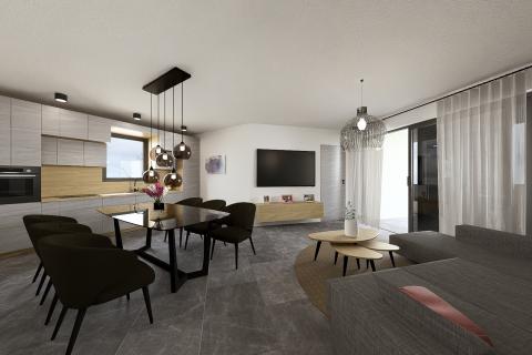 Atraktivan apartman s pogledom na more &ndash; novogradnja, Vrbnik