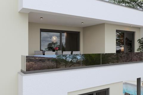 Moderan apartman na drugom katu novogradnje &ndash; Vrbnik, panoramski pogled na more