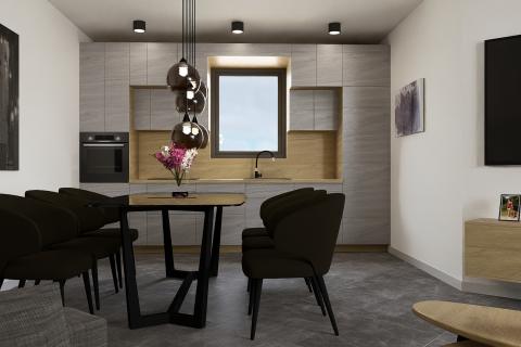 Moderan apartman na drugom katu novogradnje &ndash; Vrbnik, panoramski pogled na more