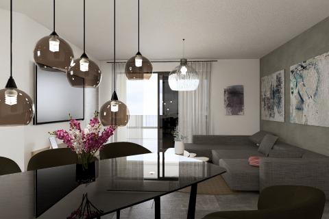 Moderan apartman na drugom katu novogradnje &ndash; Vrbnik, panoramski pogled na more