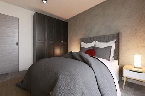 Moderan apartman na drugom katu novogradnje &ndash; Vrbnik, panoramski pogled na more