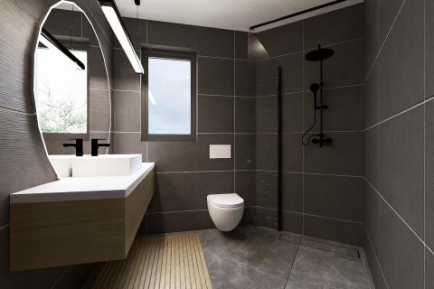 Moderan apartman na drugom katu novogradnje &ndash; Vrbnik, panoramski pogled na more