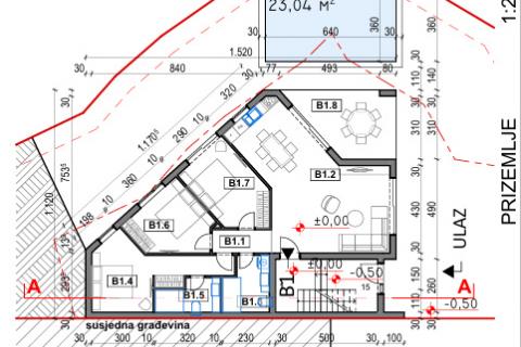 OTOK KRK-VRBNIK apartman u prizemlju sa bazenom