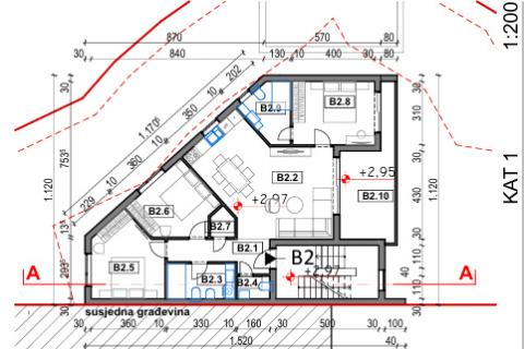 Atraktivan apartman s pogledom na more &ndash; novogradnja, Vrbnik