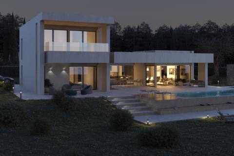 Rovinj okolica - zemlji&scaron;te s građevinskom dozvolom