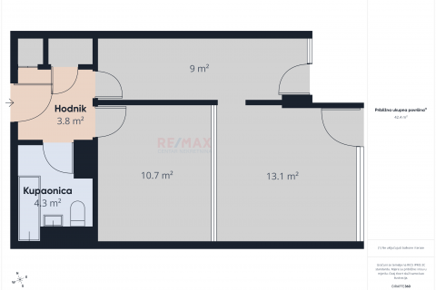 Condo/Apartment Travno, Novi Zagreb - Istok, 44,67m2