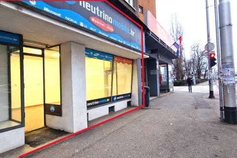 ZAGREB, Tre&scaron;njevka-Tratinska, najam uličnog lokala 46m2