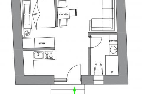 Wohnung So&scaron;ići, Kanfanar, 32m2