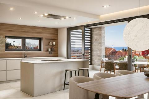 Rovinj - Ekskluzivan stan s panoramskim pogledom na stari grad, more i otoke