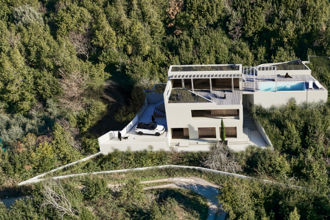 ISTRA, PLOMIN - Građevinsko zemlji&scaron;te s projektom i pogledom na more