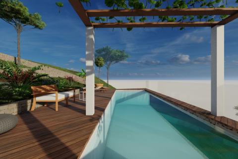 ISTRA, PLOMIN - Građevinsko zemlji&scaron;te s projektom i pogledom na more