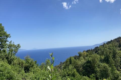 ISTRA, PLOMIN - 2 Građevinska zemlji&scaron;ta s projektom i pogledom na more