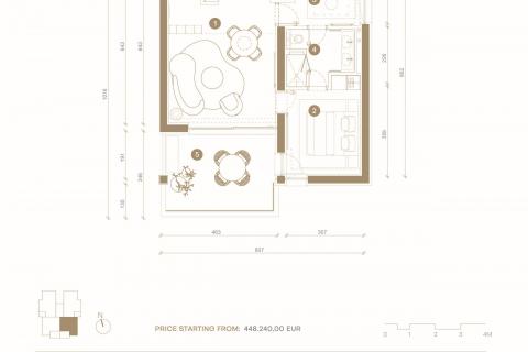 Novi Vinodolski - prvi red do mora , jednosobni stan