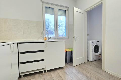 Zagreb, Tre&scaron;njevka - kuća za najam radnika, dvori&scaron;te