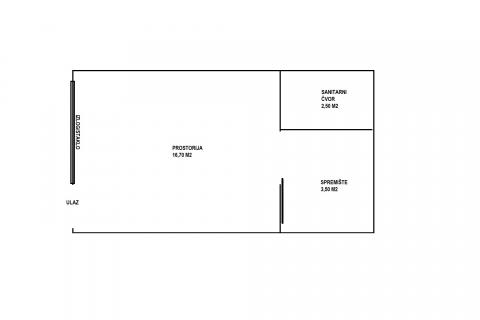 Zagreb, Knežija - poslovni prostor za zakup