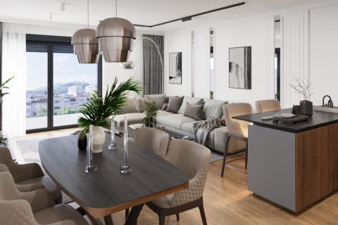 Trosoban stan s krovnom terasom u novogradnji