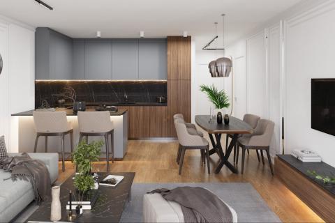 Trosoban stan s krovnom terasom u novogradnji