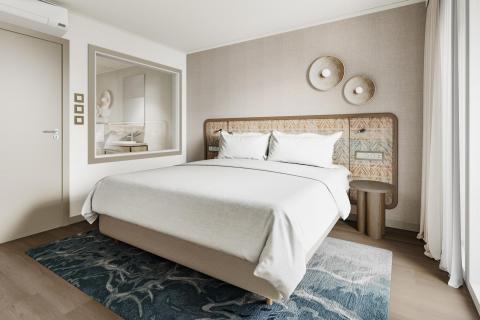 Novi Vinodolski - Ekskluzivni dvosobni apartman  u premium resortu od 68m2