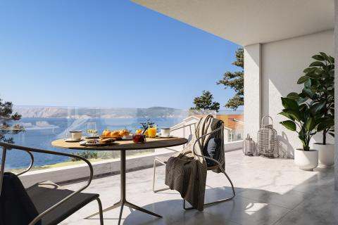  Novi Vinodolski - Ekskluzivni penthouse s tri terase i panoramskim pogledima &ndash; luksuz 100 m od mora