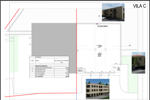 Istra, Barban centar - Poslovni prostor u novogradnji, 164.05 m2