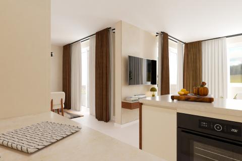 Istra, novogradnja dvosoban stan 73 m&sup2;