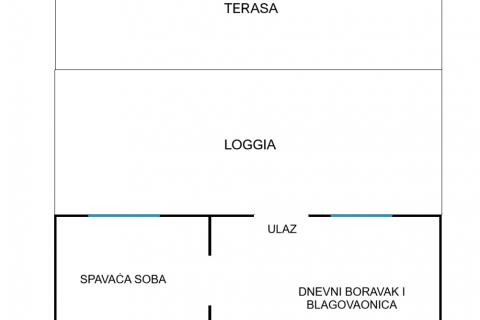 Zagreb, Remete &ndash; stan s velikom terasom, 59m2