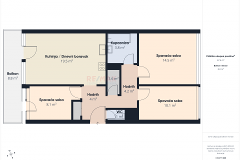 Zagreb, Sopot - četverosoban stan s lođom i otvorenim pogledom