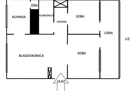 Zagreb, Gornja Dubrava - dvosoban stan s lođom