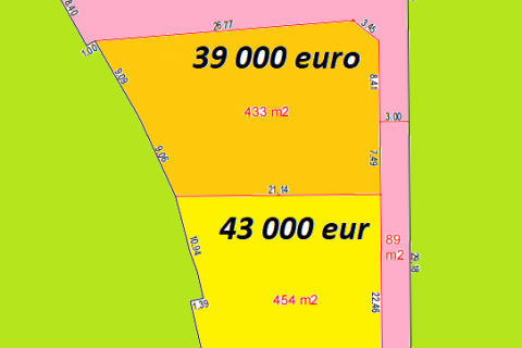 Bouwgrond Vidulini, Žminj, 433m2