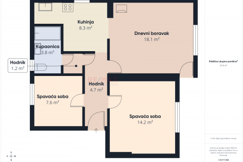 Istra, Rovinj- stan na traženoj lokaciji - pogled more