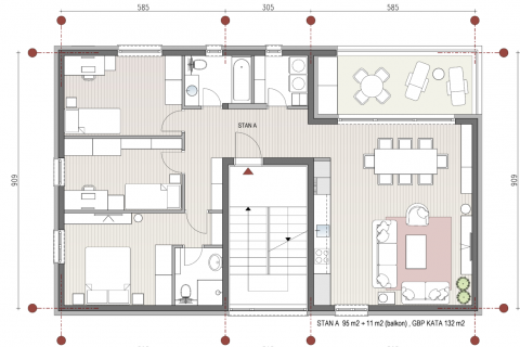 Tre&scaron;njevka-Sjever, Rude&scaron; | Građevinsko zemlji&scaron;te 317 m2, 3 stana