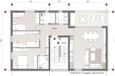 Tre&scaron;njevka-Sjever, Rude&scaron; | Građevinsko zemlji&scaron;te 317 m2, 3 stana