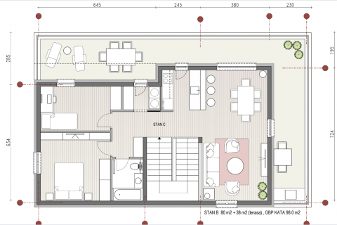 Tre&scaron;njevka-Sjever, Rude&scaron; | Građevinsko zemlji&scaron;te 317 m2, 3 stana