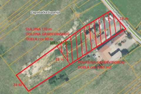 Building plot Suhodol Zelinski, Sveti Ivan Zelina, 3.647m2