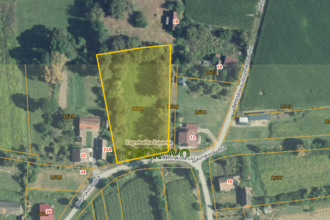 Земельный участок строительного назначения Oborovo, Rugvica, 3.708m2