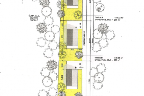 Земельный участок строительного назначения Brod na Kupi, Delnice, 1.571m2