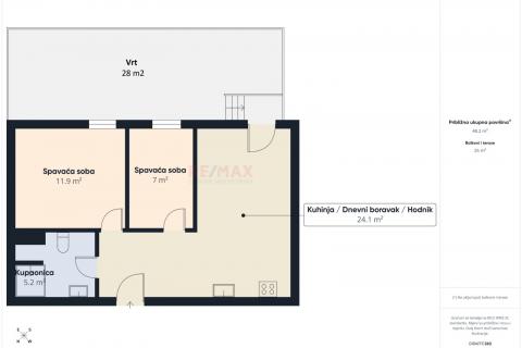 Wohnung Remetinec, Novi Zagreb - Zapad, 58m2