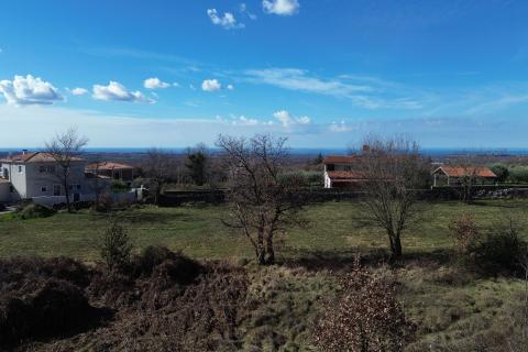 Istra, Poreč okolica - Građevinsko zemlji&scaron;te s pogledom na more