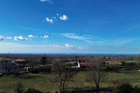 Istra, Poreč okolica - Građevinsko zemlji&scaron;te s pogledom na more