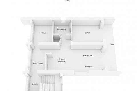 Zagreb, Pantovčak - kuća s projektom i dozvolom