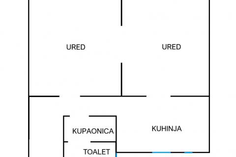 Zagreb, Palmotićeva &ndash; poslovni prostor za ured, 77m2