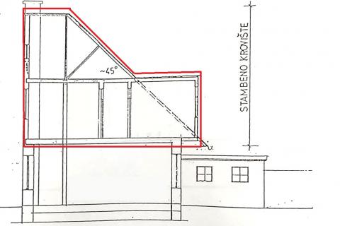 Zagreb, Donji grad - stan za gradnju