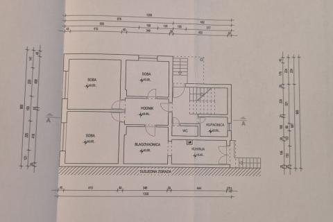 Zagreb, Botinec, kuća s tri stana