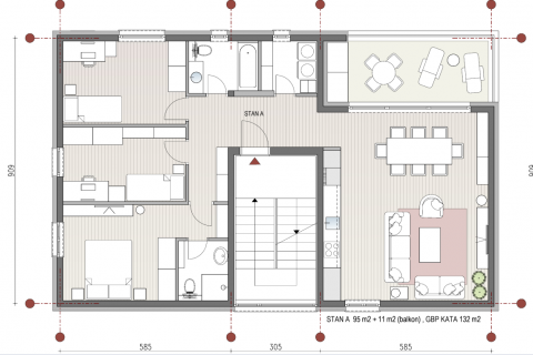 Tre&scaron;njevka-Sjever, Rude&scaron; | Građevinsko zemlji&scaron;te 317 m2, 3 stana