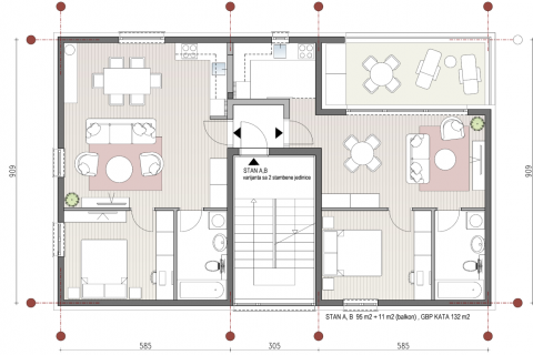 Tre&scaron;njevka-Sjever, Rude&scaron; | Građevinsko zemlji&scaron;te 317 m2, 3 stana