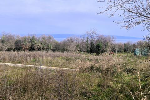 Istra, Marčana, Krnica- zemlji&scaron;te s pravomoćnom dozvolom, pogled more